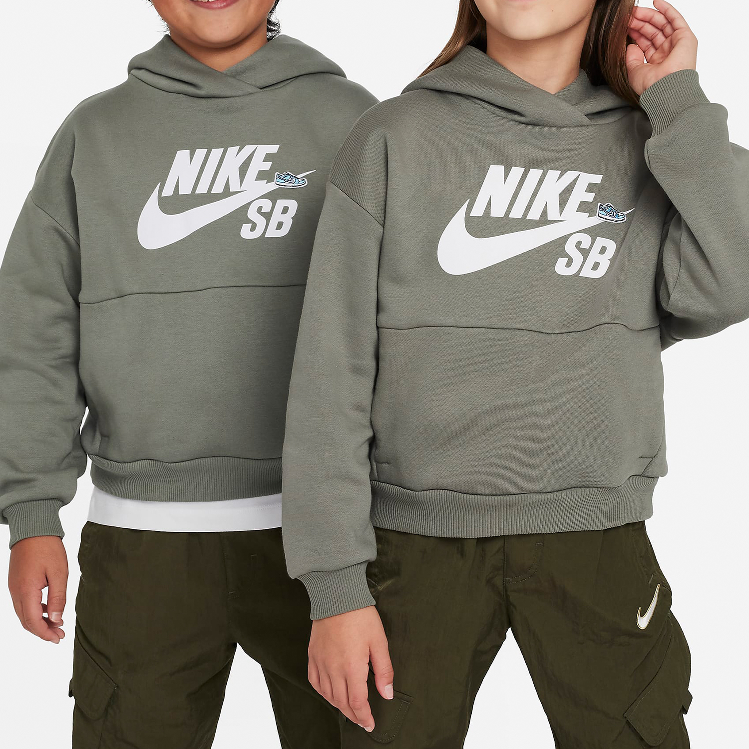 Nike SB Icon Fleece EasyOn Kids' Fleece Sweatshirt FD3154-053