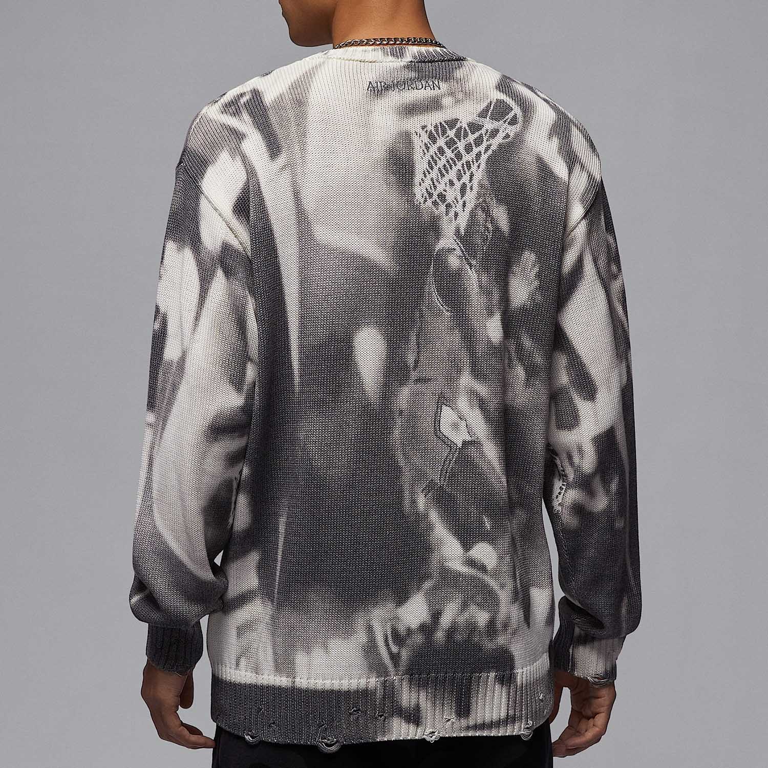 Nike JORDAN Men's Loose Round Neck Knit Sweater HQ1636-133