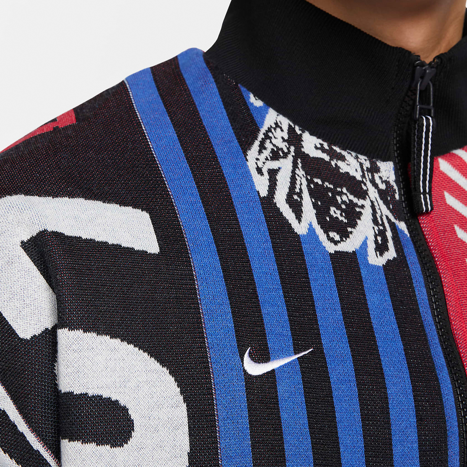 Nike New Men's Stand Collar Printed Casual Sports Jacket FN2396-010