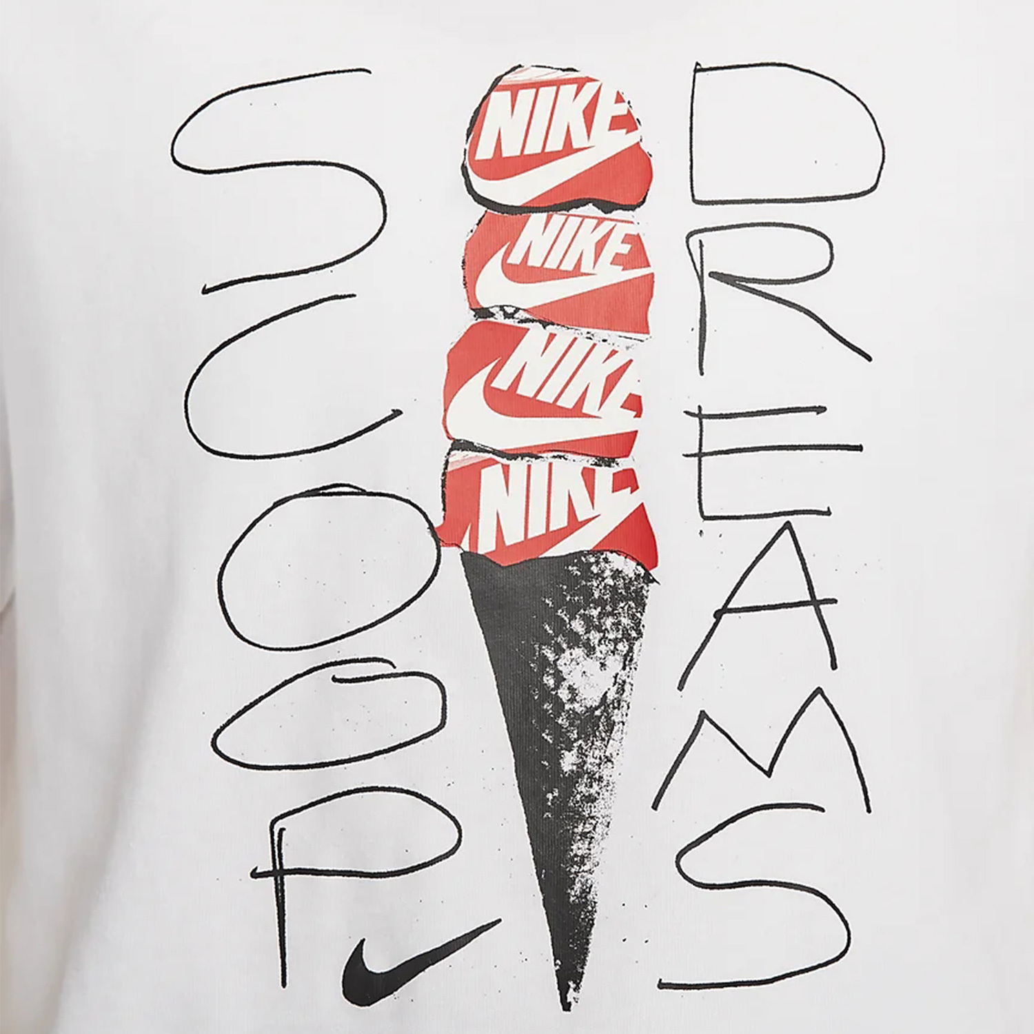 Nike New Season Women's Summer Sport Printed Short Sleeve T-Shirt FB8110-100
