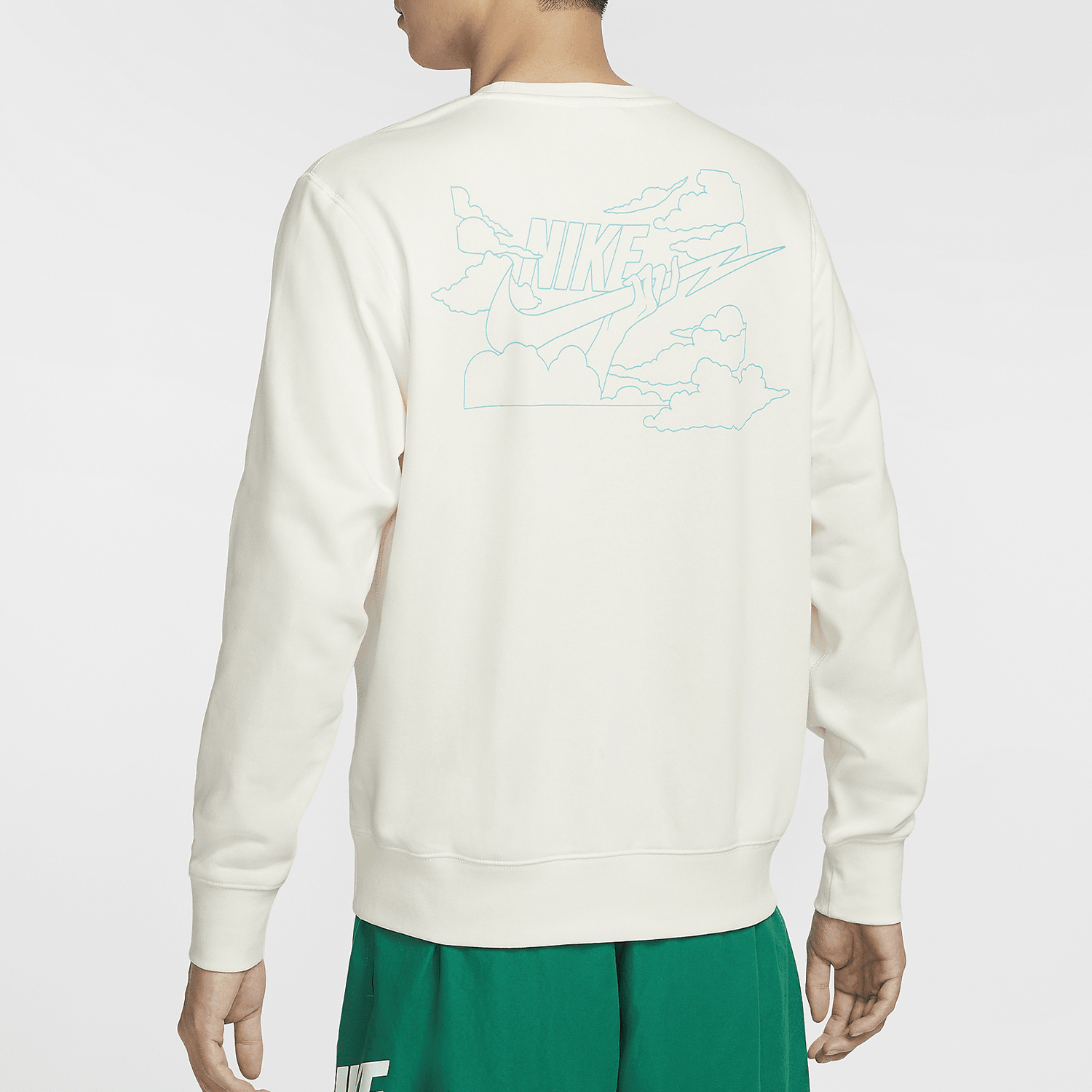 Nike New Men's Casual Round Neck Lightweight Fashion Sweatshirt FZ0765-133