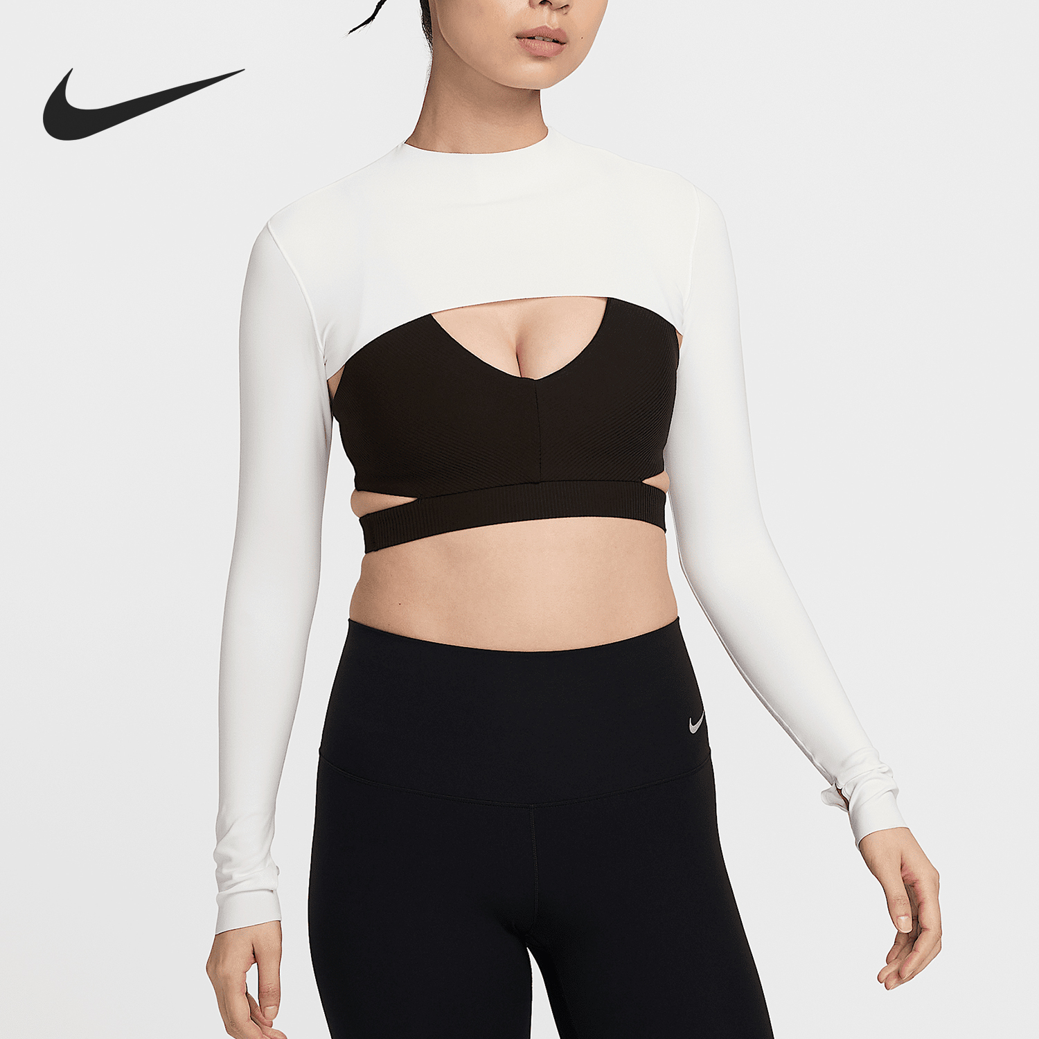 Nike New Summer Women's Sports Training Breathable Long Sleeve T-Shirt HJ1862-133