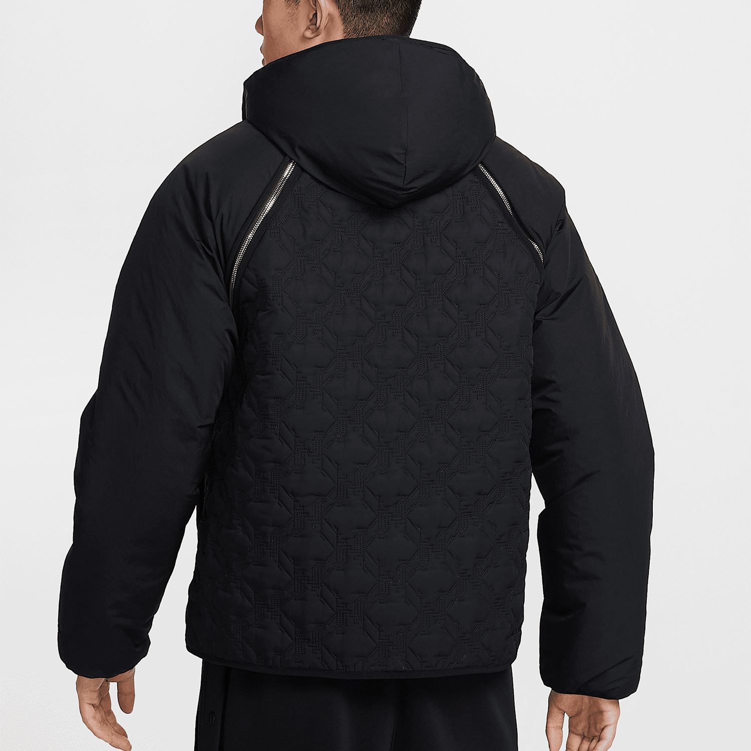 Nike Autumn New Men's Loose Hooded Insulated Basketball Cotton Jacket FZ1033-010