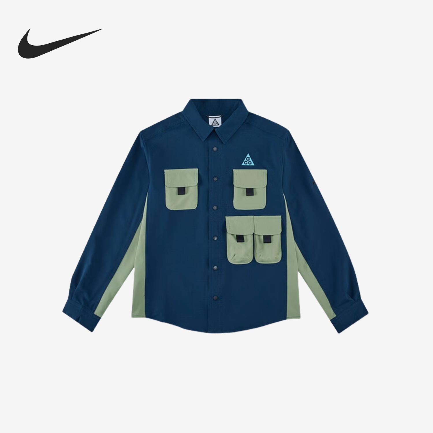 Nike's new season's large children's sports outdoor casual simple jacket FN9220-478