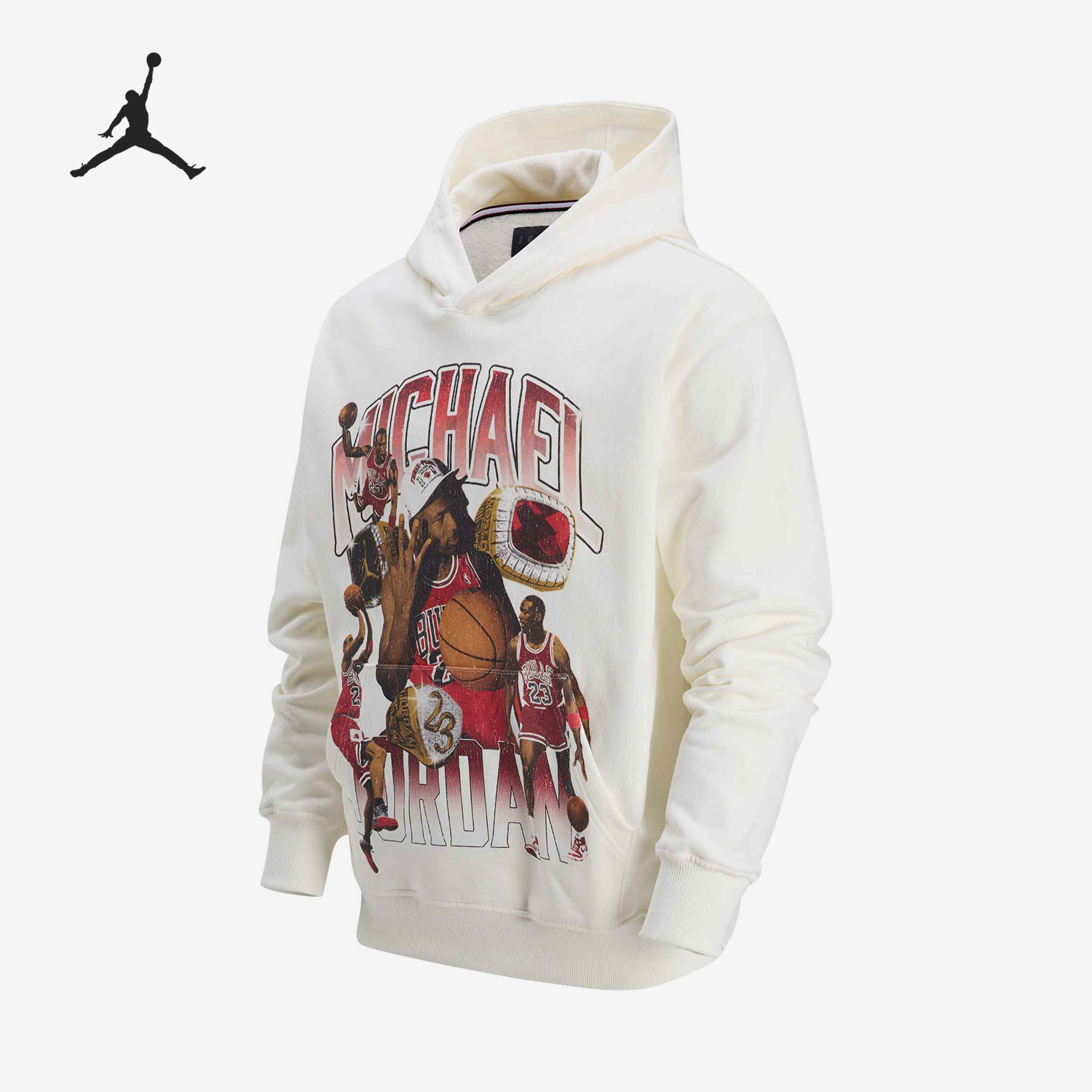 Nike JORDAN Men's Hooded Casual Pattern Leisure Sweatshirt HJ4397-133