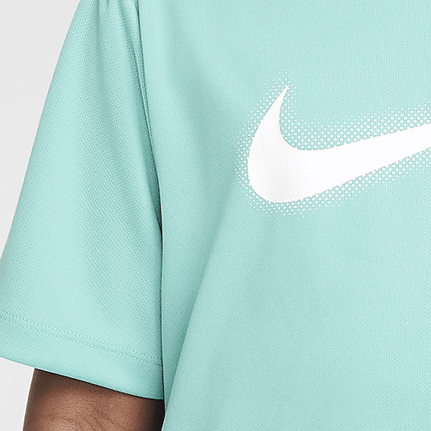 Nike New Big Kids' Comfortable Printed Training Sports Short Sleeve Shirt DX5386-300