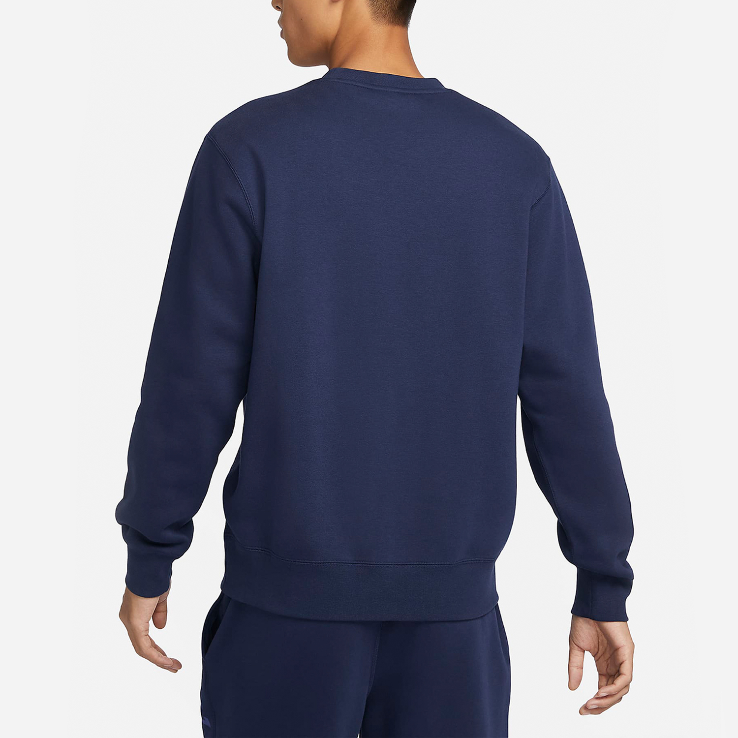 Nike Club Fleece Men's Fleece Long Sleeve Round Neck Sweatshirt FV4446-410