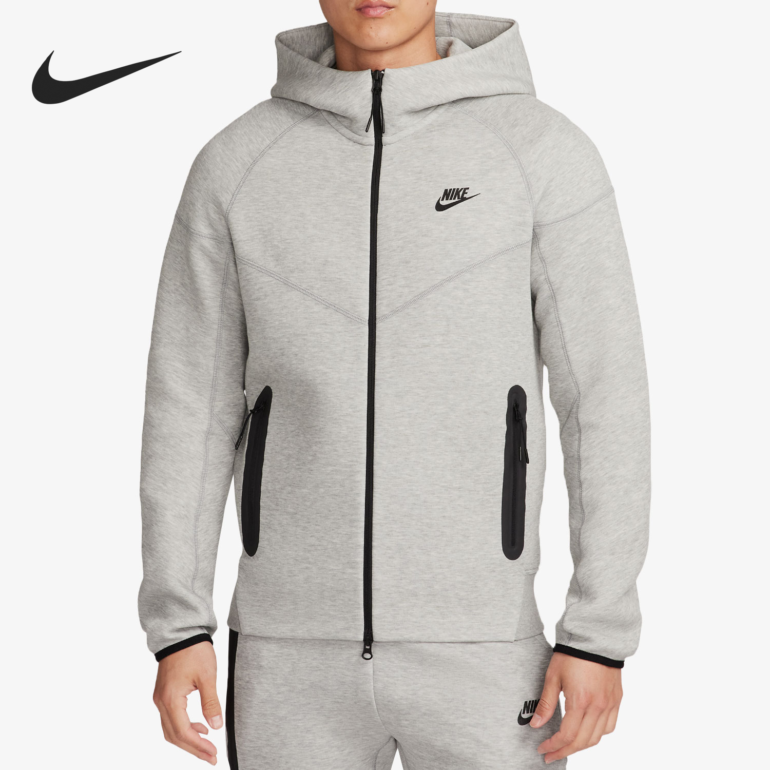 Nike Spring Men's Knit Loose Hooded Warm Sports Jacket FB7922-063