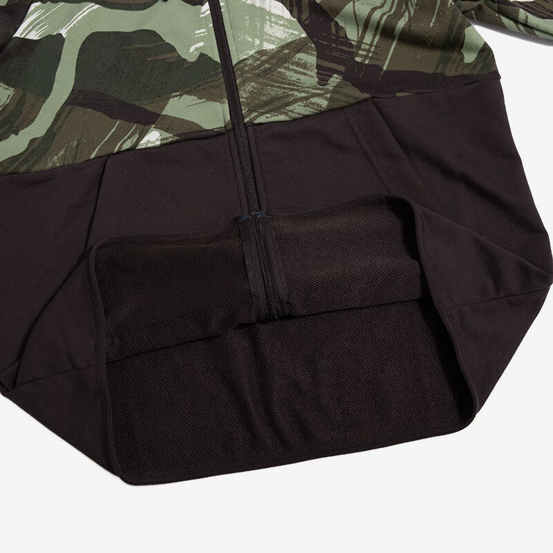 Nike Camo Print Patchwork Men's Hooded Pocket Sports Jacket DQ4791-220