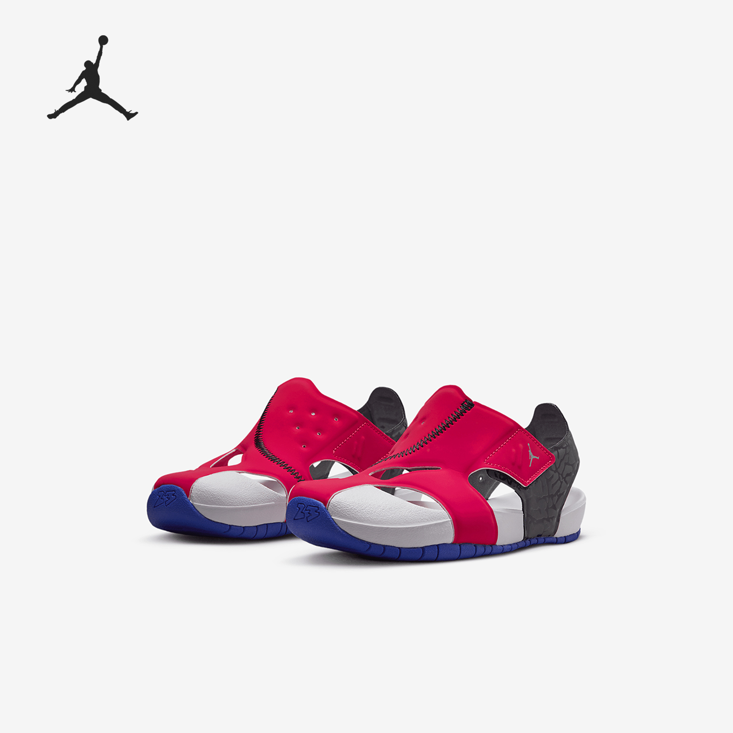 Nike JORDAN Kids Comfortable Wear-resistant Sports Casual Sandals CI7849-603