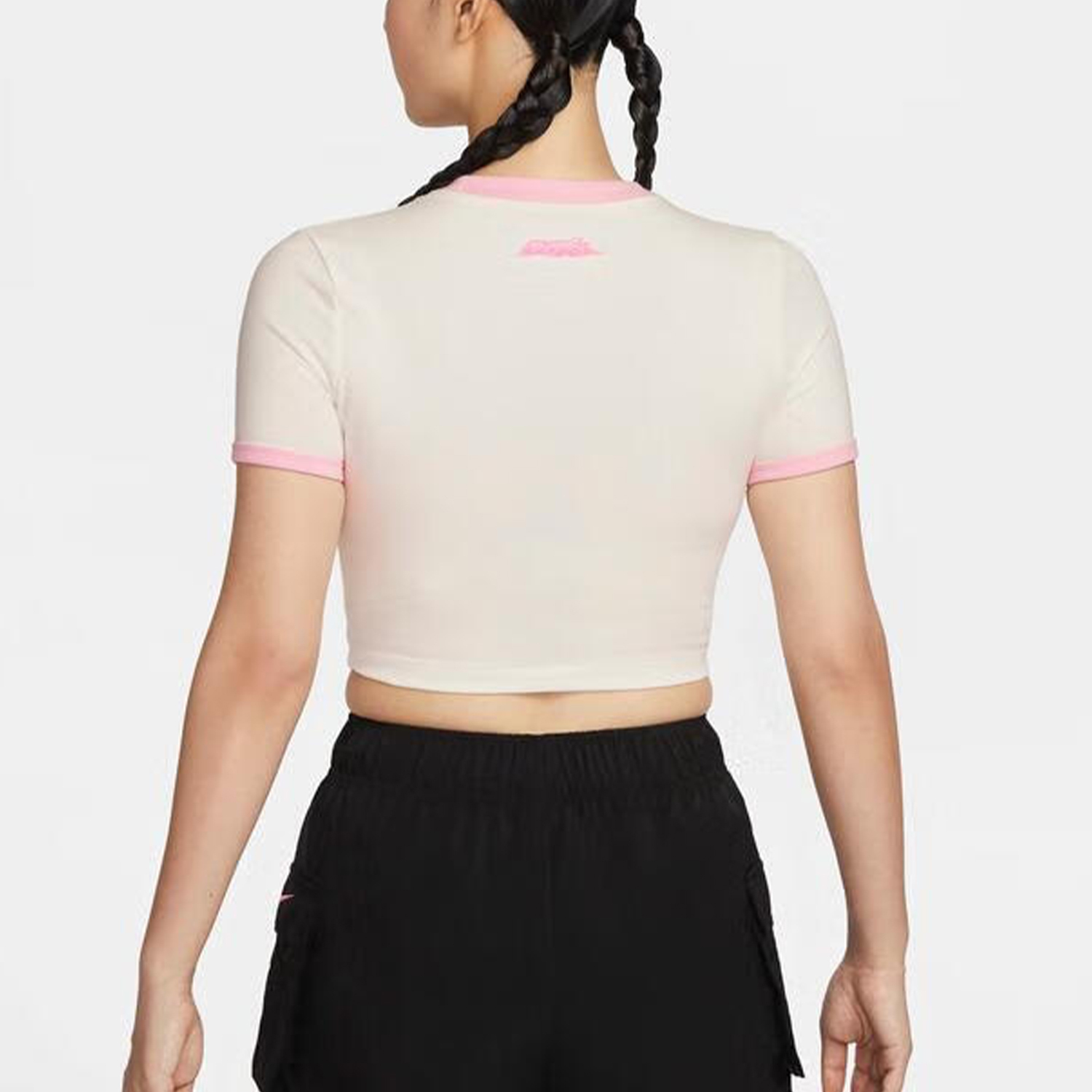 Nike New Women's Round Neck Casual Printed Short Sports Short Sleeve HM4621-133