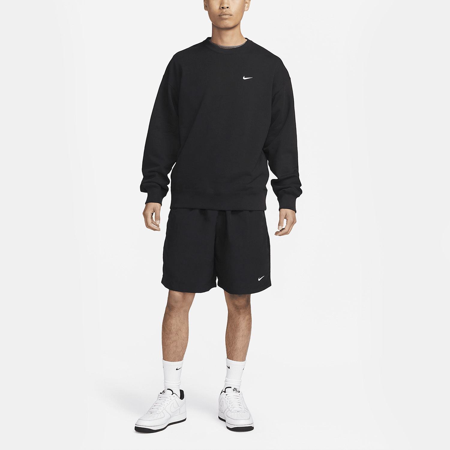 Nike This Season New Loose Round Neck Pullover Men's Sports Hoodie DX0812-010