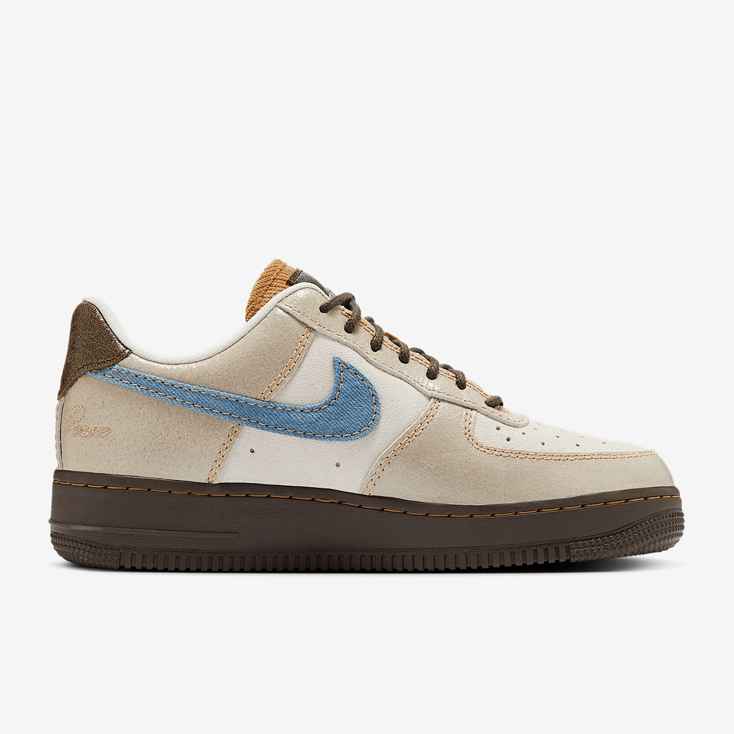 Nike genuine Air Force 1 women's thick soled classic wear-resistant board shoes HQ3458-142