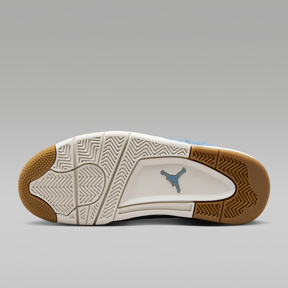 Nike genuine JORDAN women's air cushion shock-absorbing mid top denim basketball shoes IB6716-100