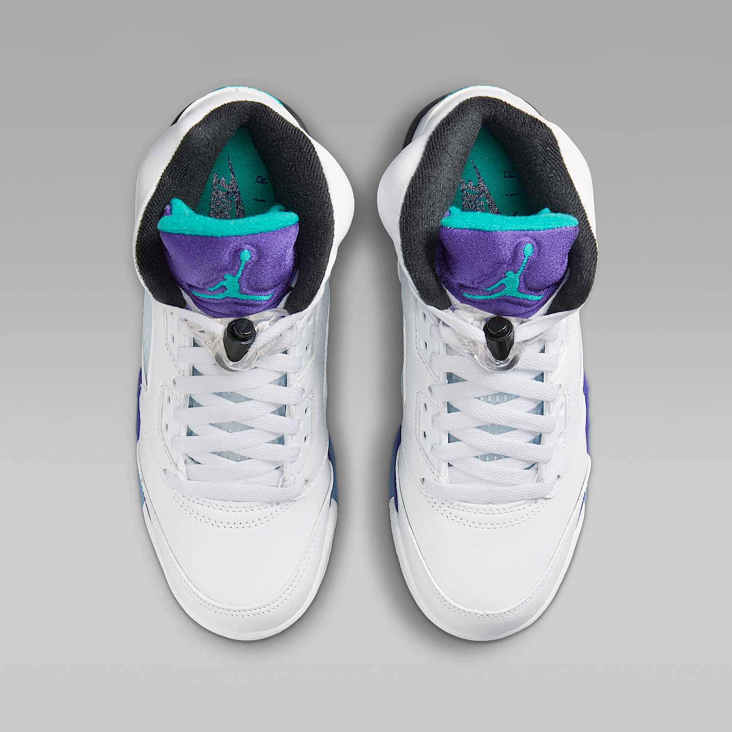 Nike genuine JORDAN GS women's large children's air cushion mid top basketball shoes HQ7980-100