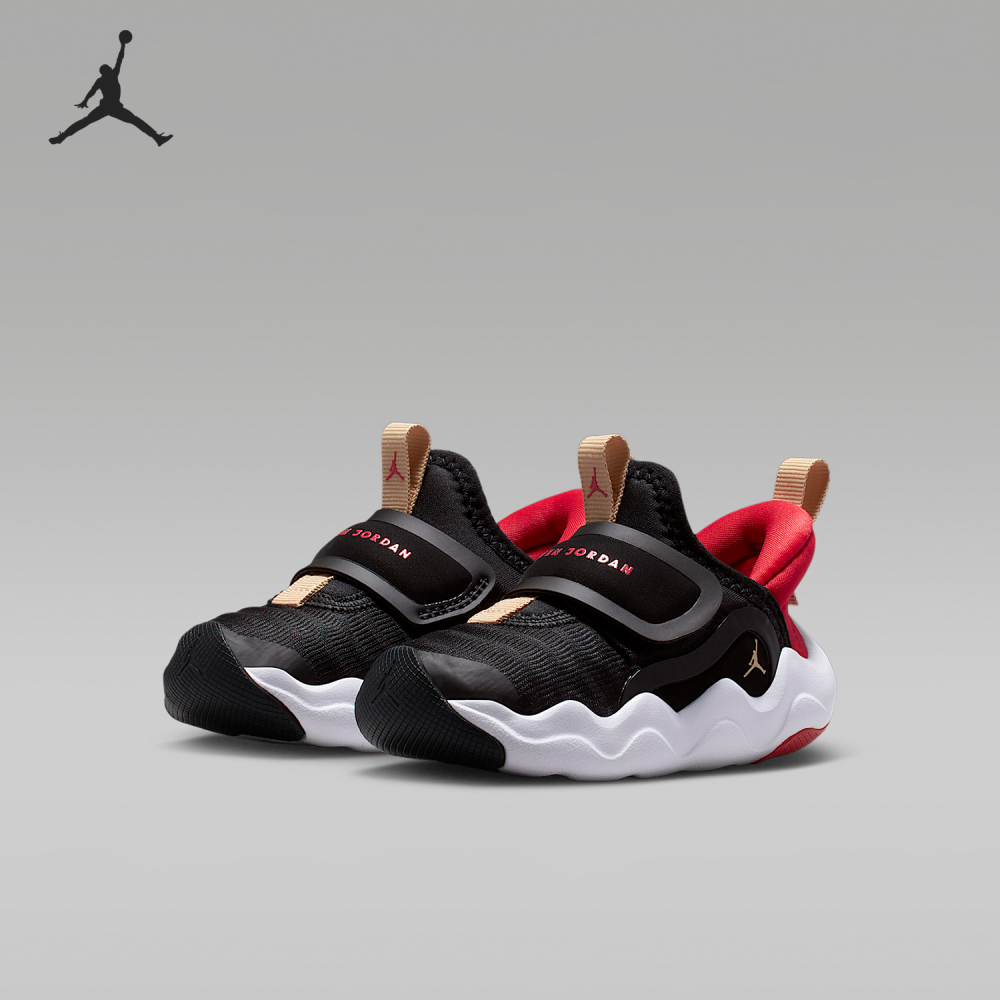 Nike genuine JORDAN baby basketball wear-resistant Velcro sports shoes HF3414-005