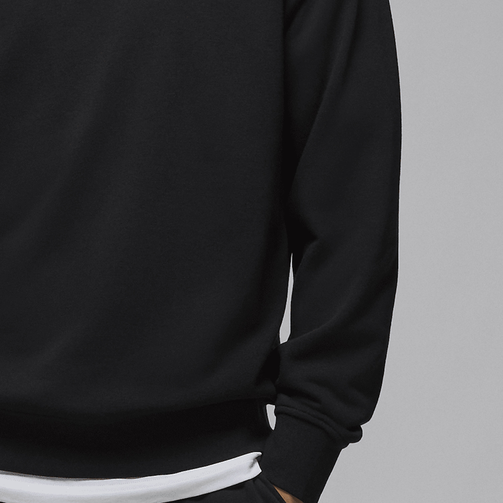 Nike genuine JORDAN men's round neck spliced soft sports hoodie HV1750-010