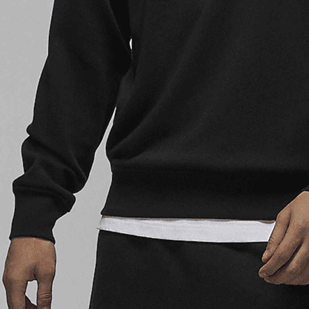 Nike genuine JORDAN men's round neck spliced soft sports hoodie HV1750-010