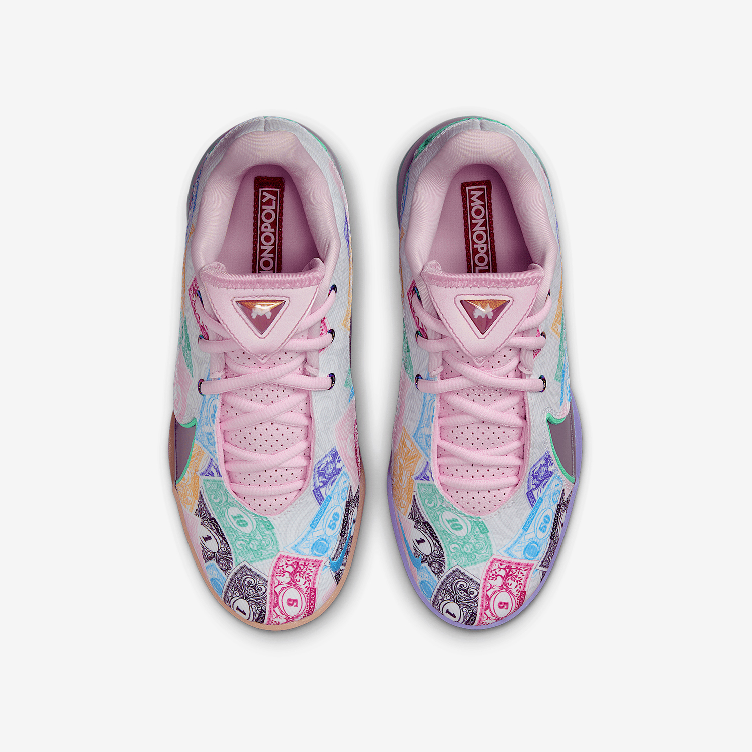 Nike genuine autumn new children's fashionable cushioned and wear-resistant basketball shoes HV6873-100