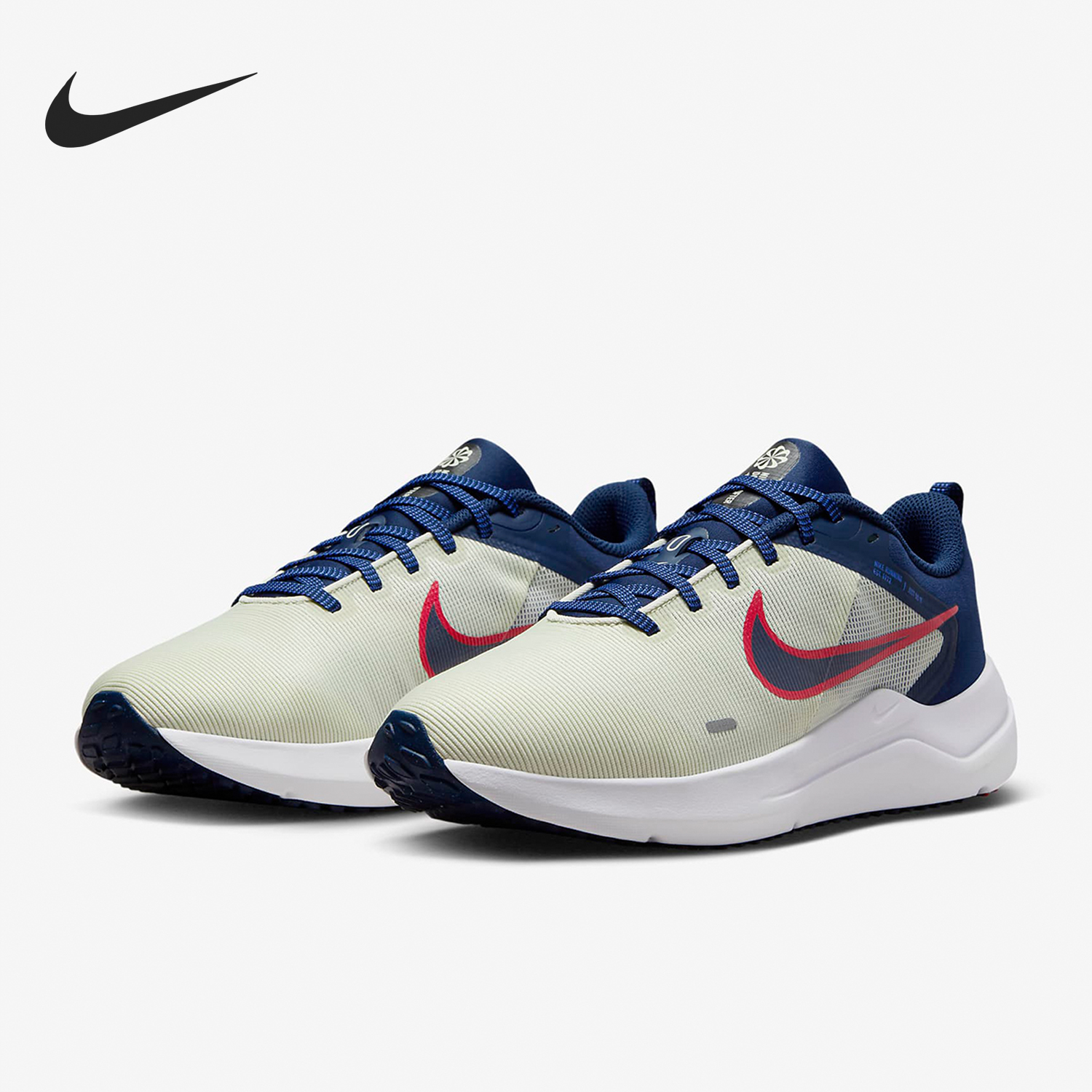 Nike genuine Downshifter 12 men's breathable and wear-resistant low top running shoes DD9293-012