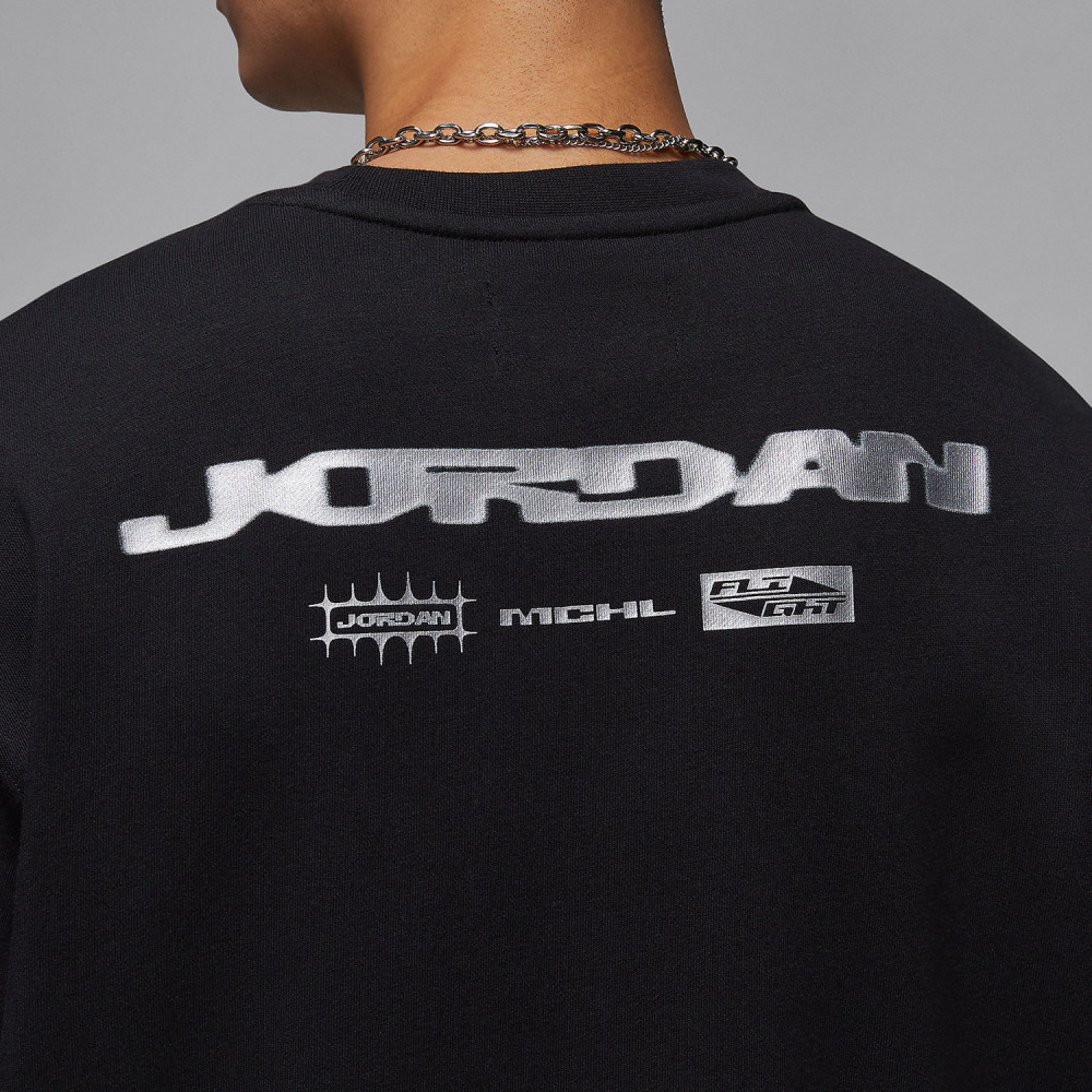 Nike genuine JORDAN men's round neck sports knit loose sweatshirt HV1751-010