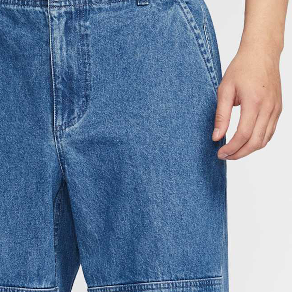 Nike genuine New Men's Fashion Loose Fit Patchwork Sports Denim Long Pants HJ4267-491