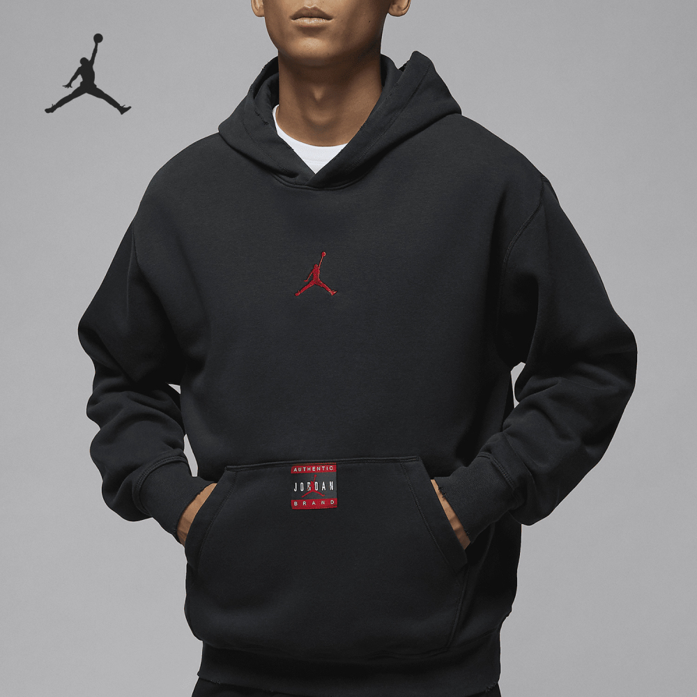 Nike genuine JORDAN men's fleece hooded warm knit hoodie HV5046-045