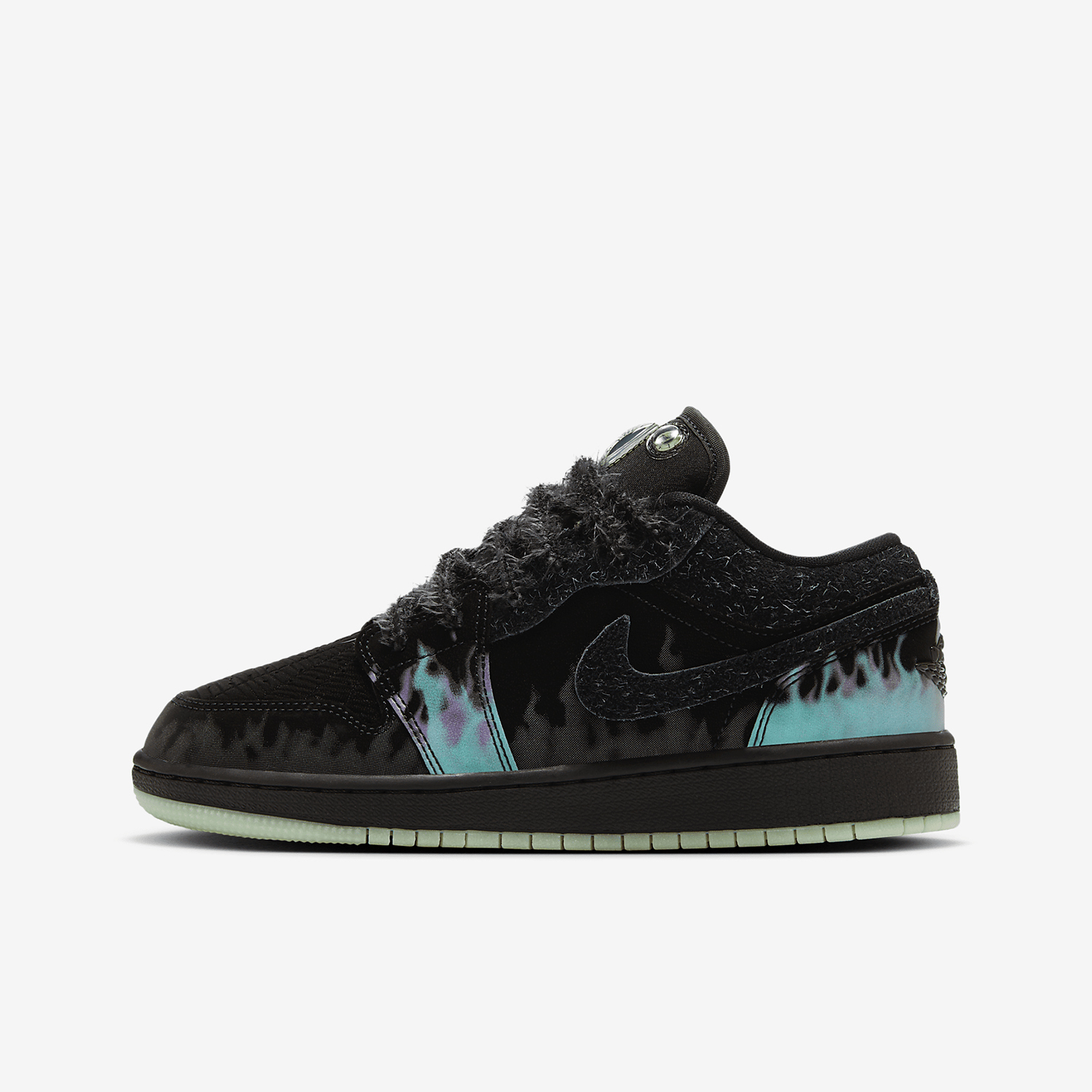 Nike genuine JORDAN GS women's children's luminous cat eye sports shoes HQ3442-001
