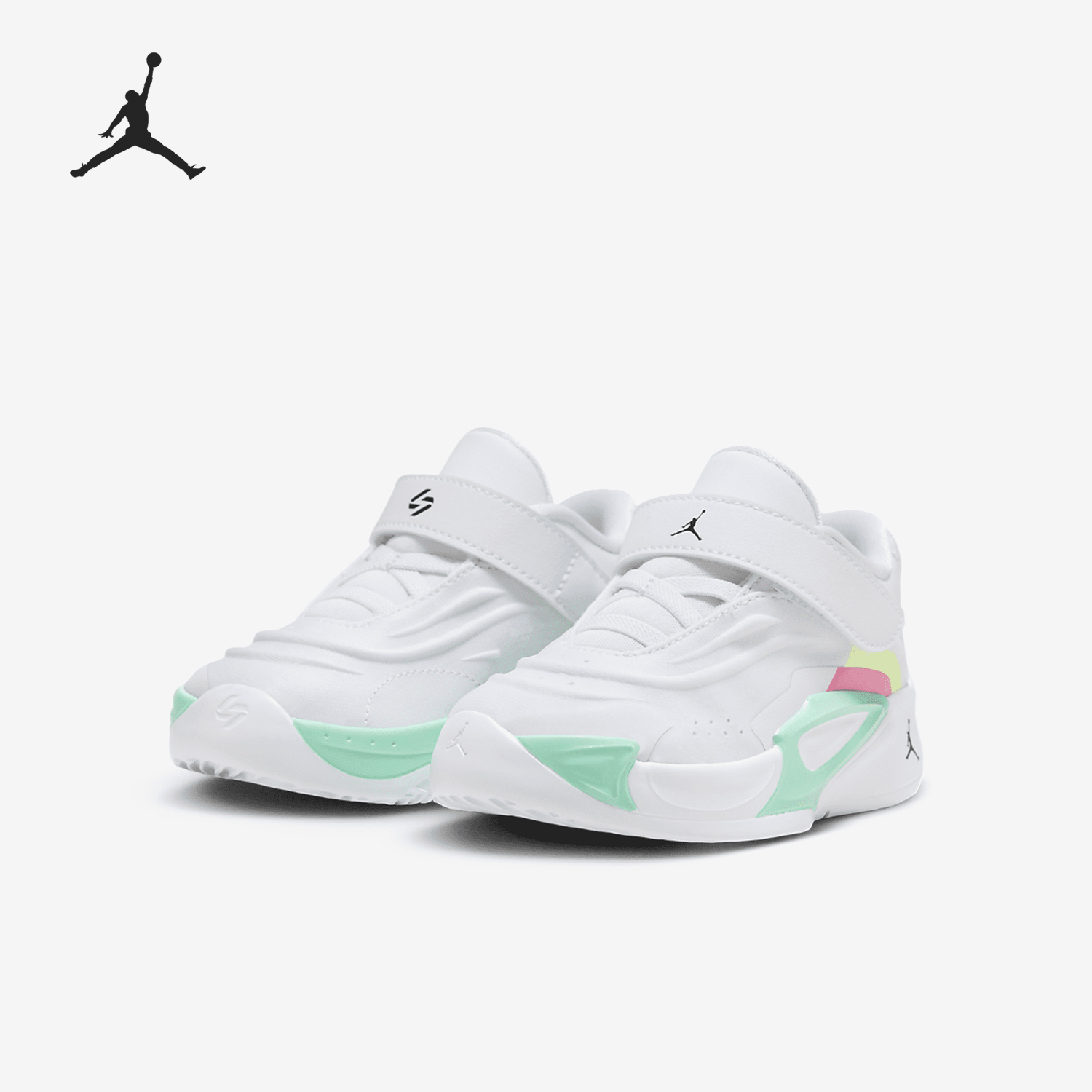 Nike genuine JORDAN Baby Trendy Velcro Anti-Slip Casual Shoes HQ5060-107