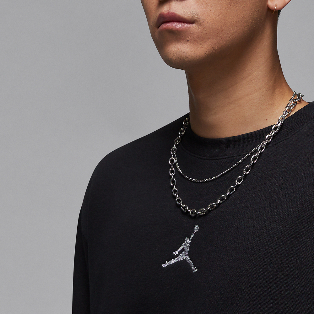 Nike genuine JORDAN men's round neck sports knit loose sweatshirt HV1751-010