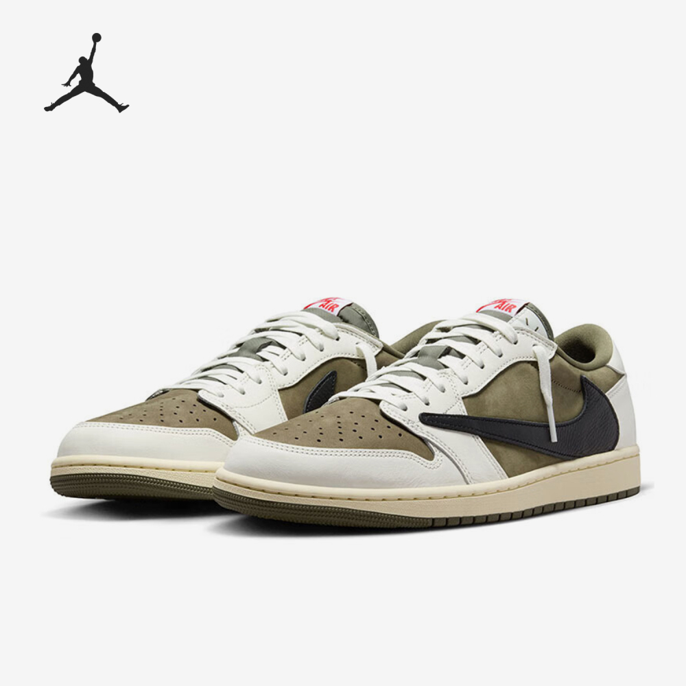 Nike genuine JORDAN Men's Shock Absorption Durable Low-Top Sports Basketball Shoes DM7866-200