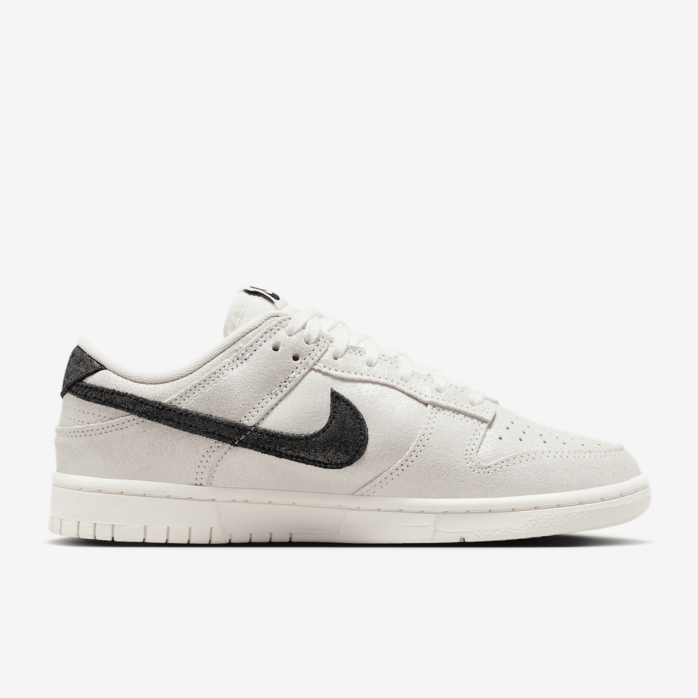 Nike genuine Dunk Low Womens Lightweight Shiny Pearl Low-top Slip-on Shoes HQ3502-100