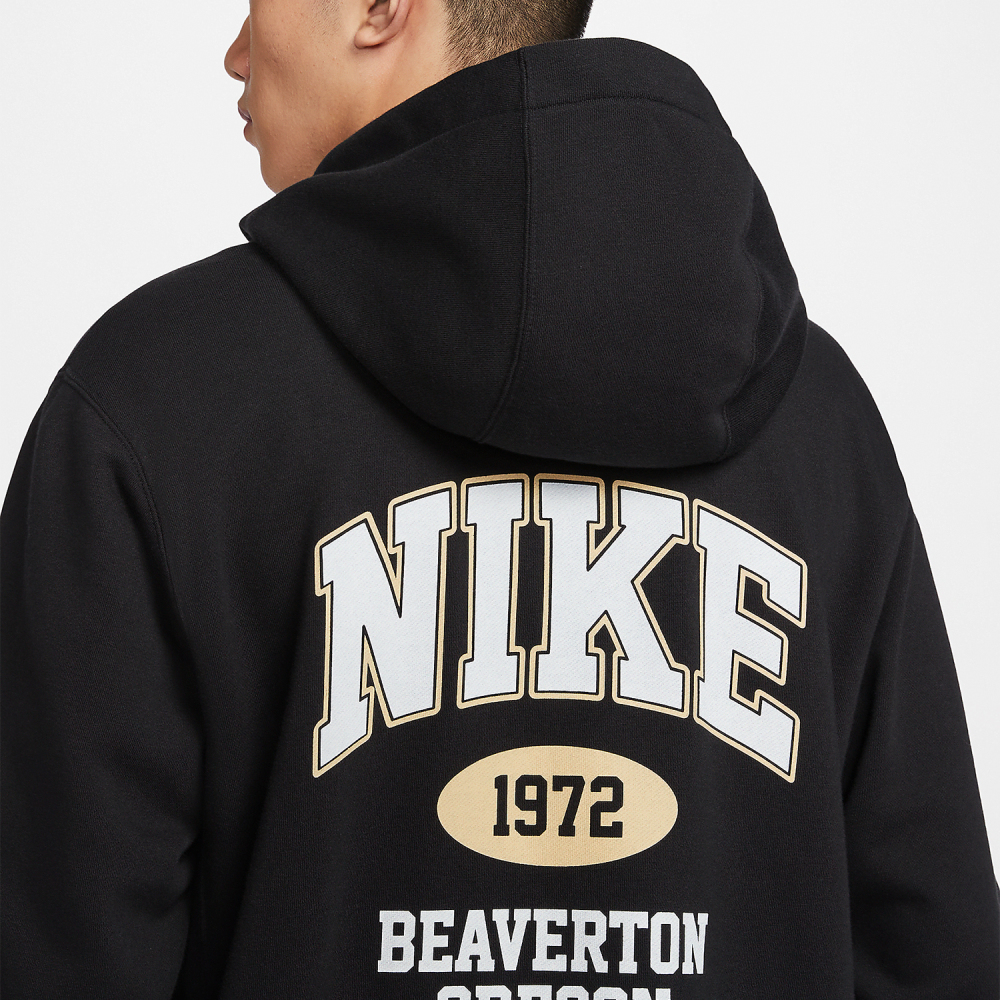 Nike genuine Men's Fashion Back Printed Loose Coat HV1064-010