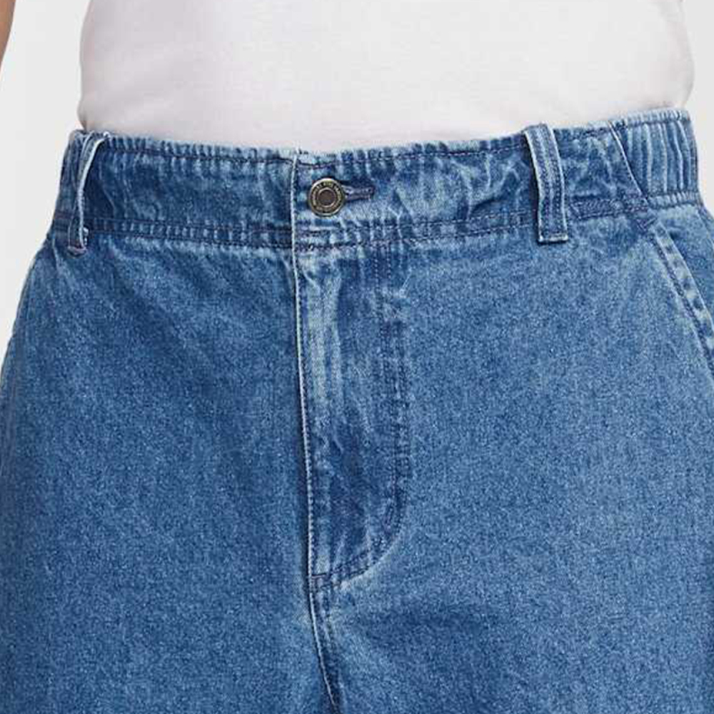 Nike genuine New Men's Fashion Loose Fit Patchwork Sports Denim Long Pants HJ4267-491