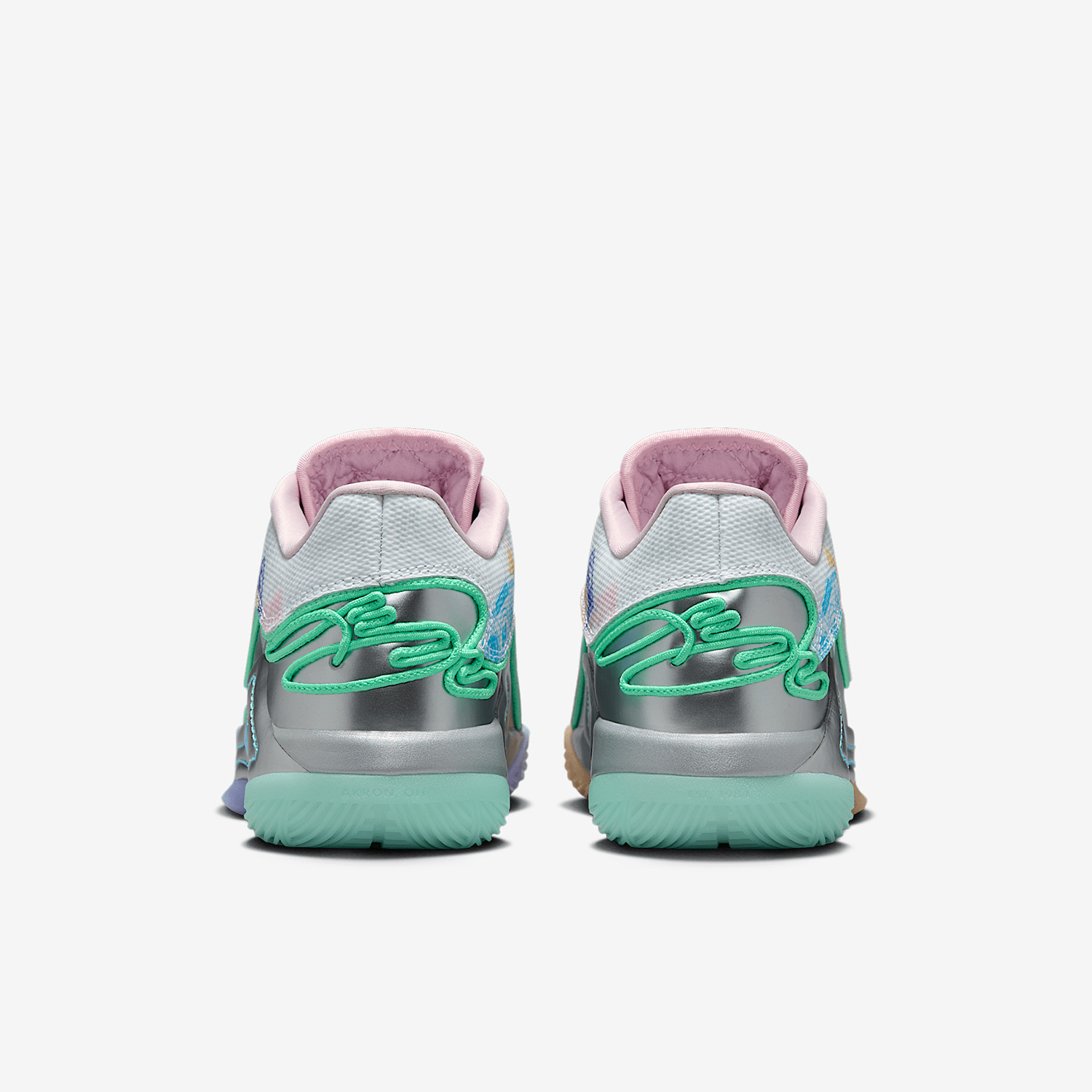 Nike genuine autumn new children's fashionable cushioned and wear-resistant basketball shoes HV6873-100
