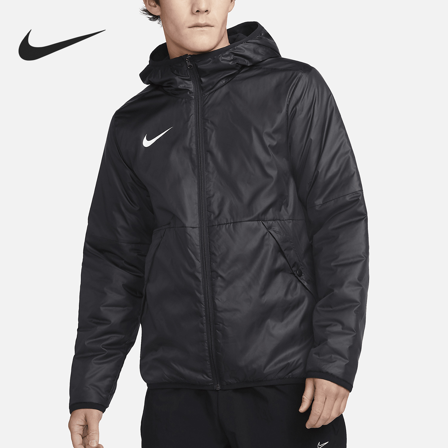 Nike Genuine Repel Park Men's Velvet lined Football Jacket CW6768-010