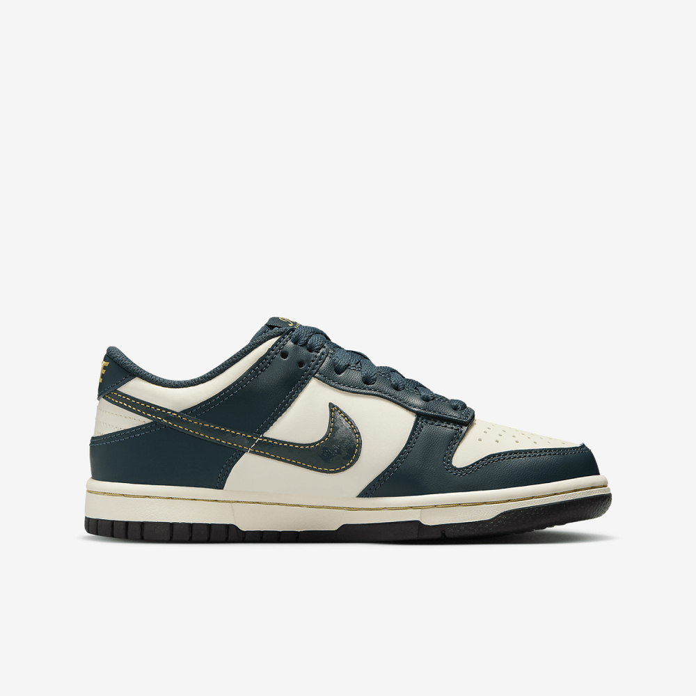 Nike genuine DUNK GS women's and children's lightweight low top classic board shoes FB9109-301