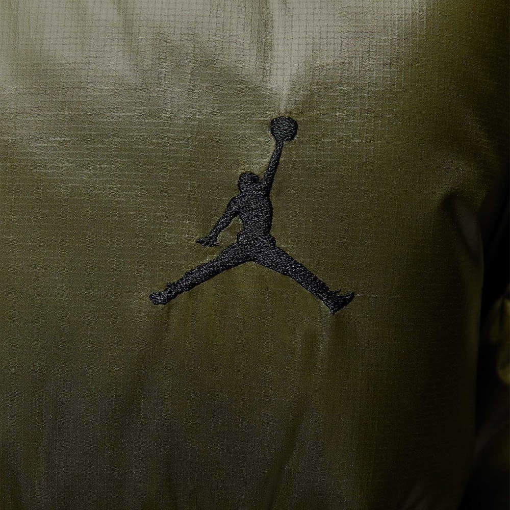 Nike Jordan Men's Glossy Windproof Warm Hooded Down Jacket FV7272-222