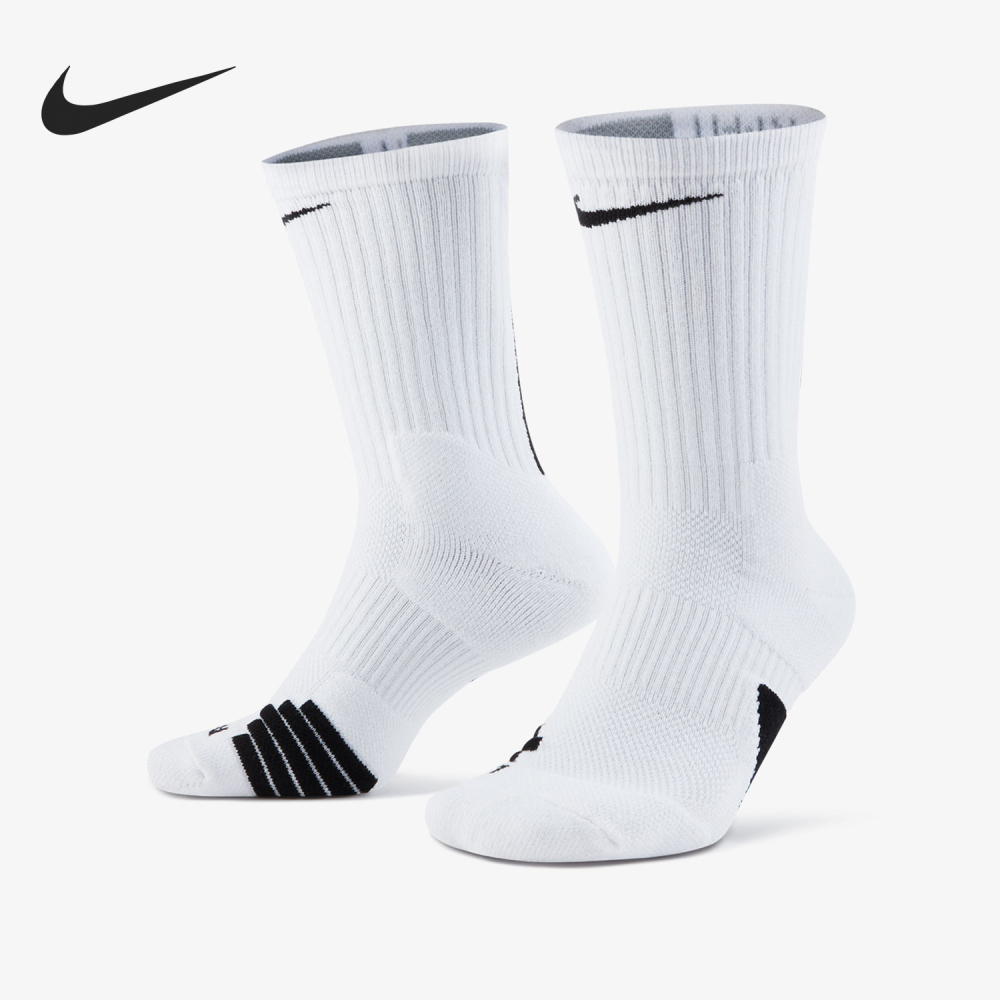 Nike genuine Men's and Women's Mid-Calf Sports Training Socks (1 Pair SX7622-100