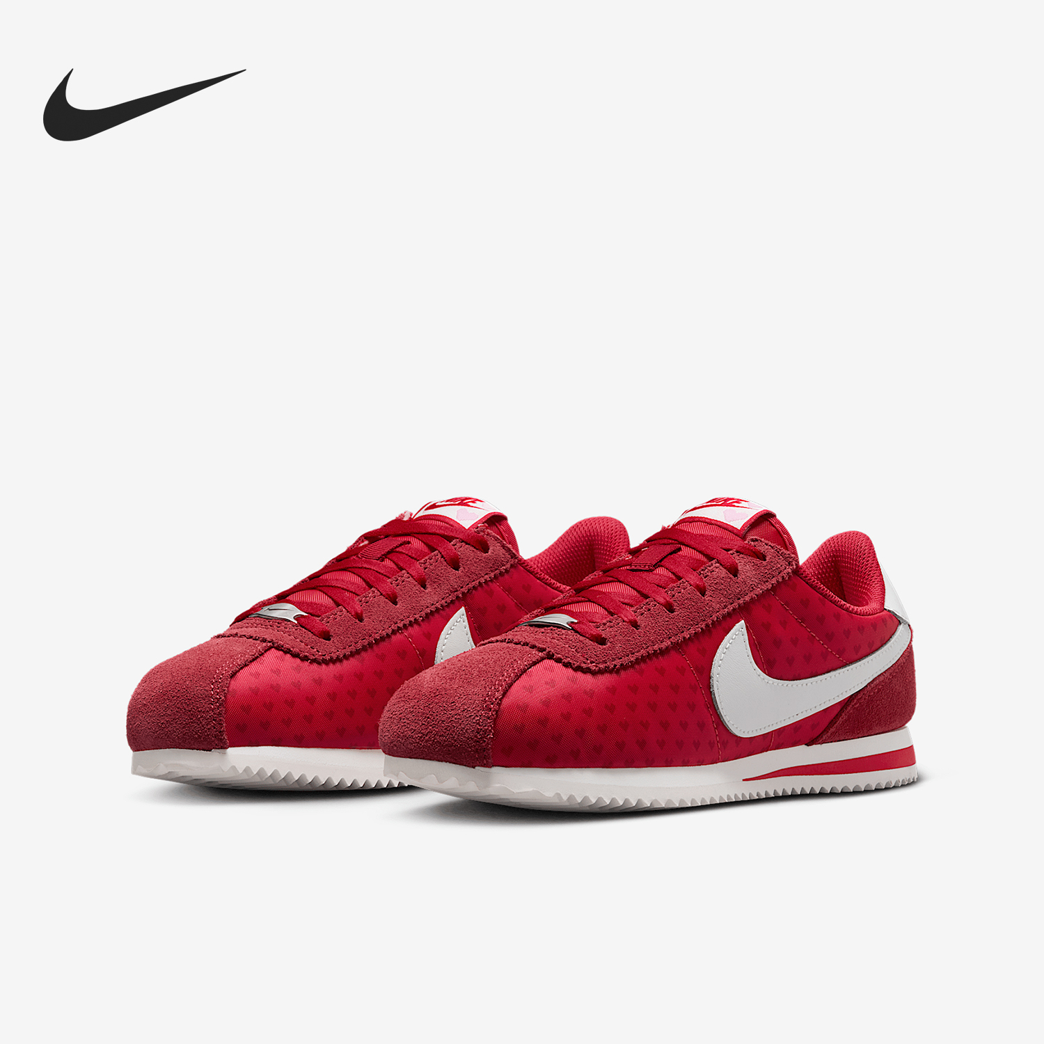 Nike genuine CORTEZ children's lightweight, breathable, wear-resistant casual sports shoes HV5166-696
