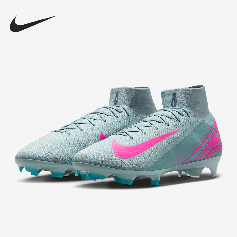 Nike genuine FG Men's High-Top Breathable Lacing Traction Wear-Resistant Soccer Shoes FQ1454-301