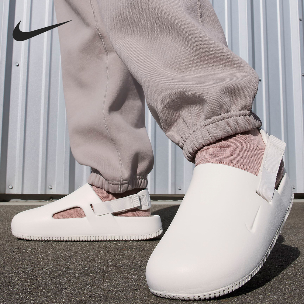 Nike genuine Calm Mule Women's Comfortable Breathable Casual Sports Slippers FB2185-100