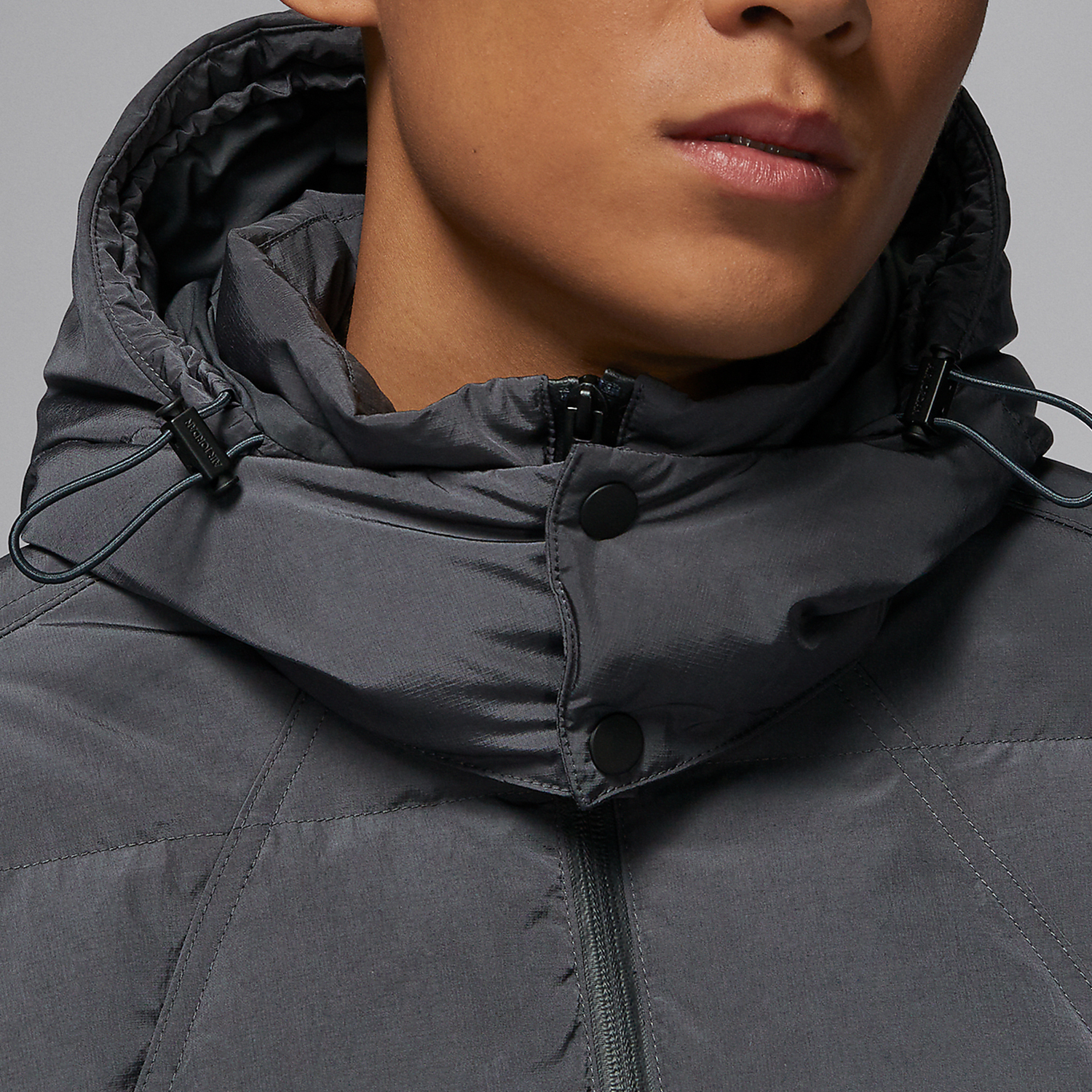 Nike Jordan Men's Warm Loose Fleece Hooded Down Jacket FV7220-060