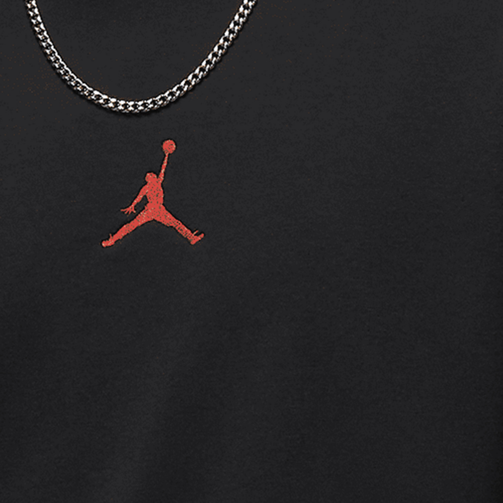 Nike genuine JORDAN men's round neck spliced soft sports hoodie HV1750-010