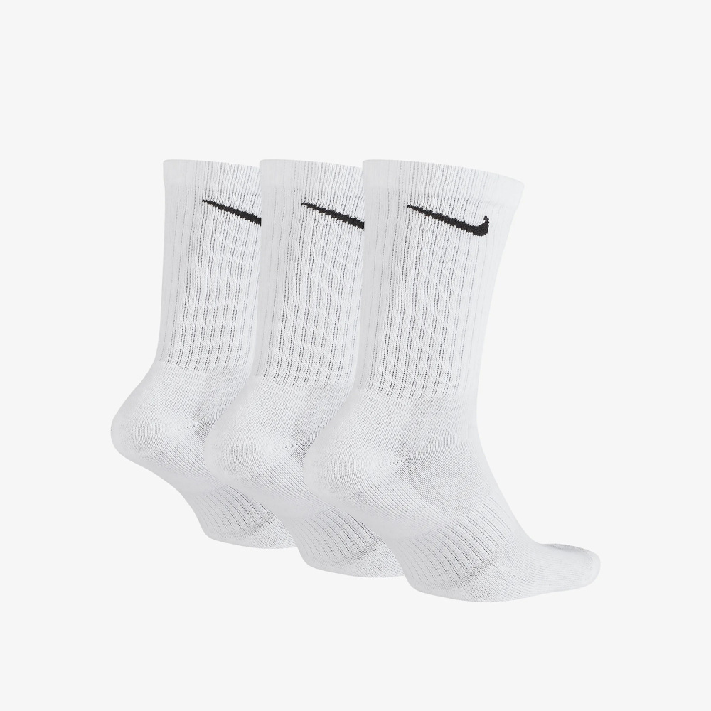 Nike genuine U NK EVERYDAY CUSH CREW 3PR men's and women's sports socks SX7664-100