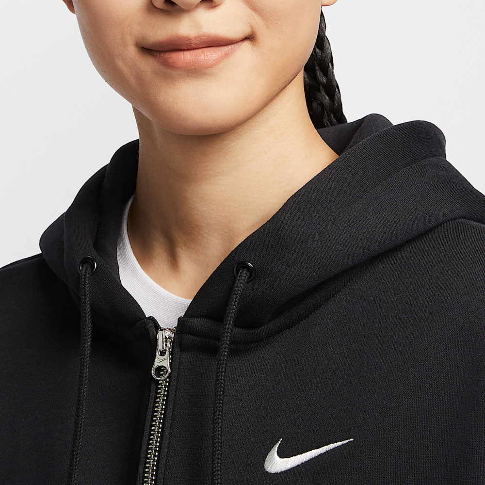 Nike genuine Spring New Women's Short Knit Fleece Hooded Jacket HJ0941-010