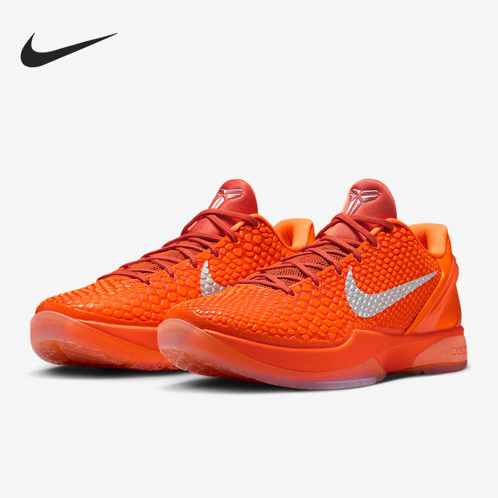 Nike genuine Zoom Kobe 6 men's and women's sports wear-resistant shock-absorbing basketball shoes IH1871-800
