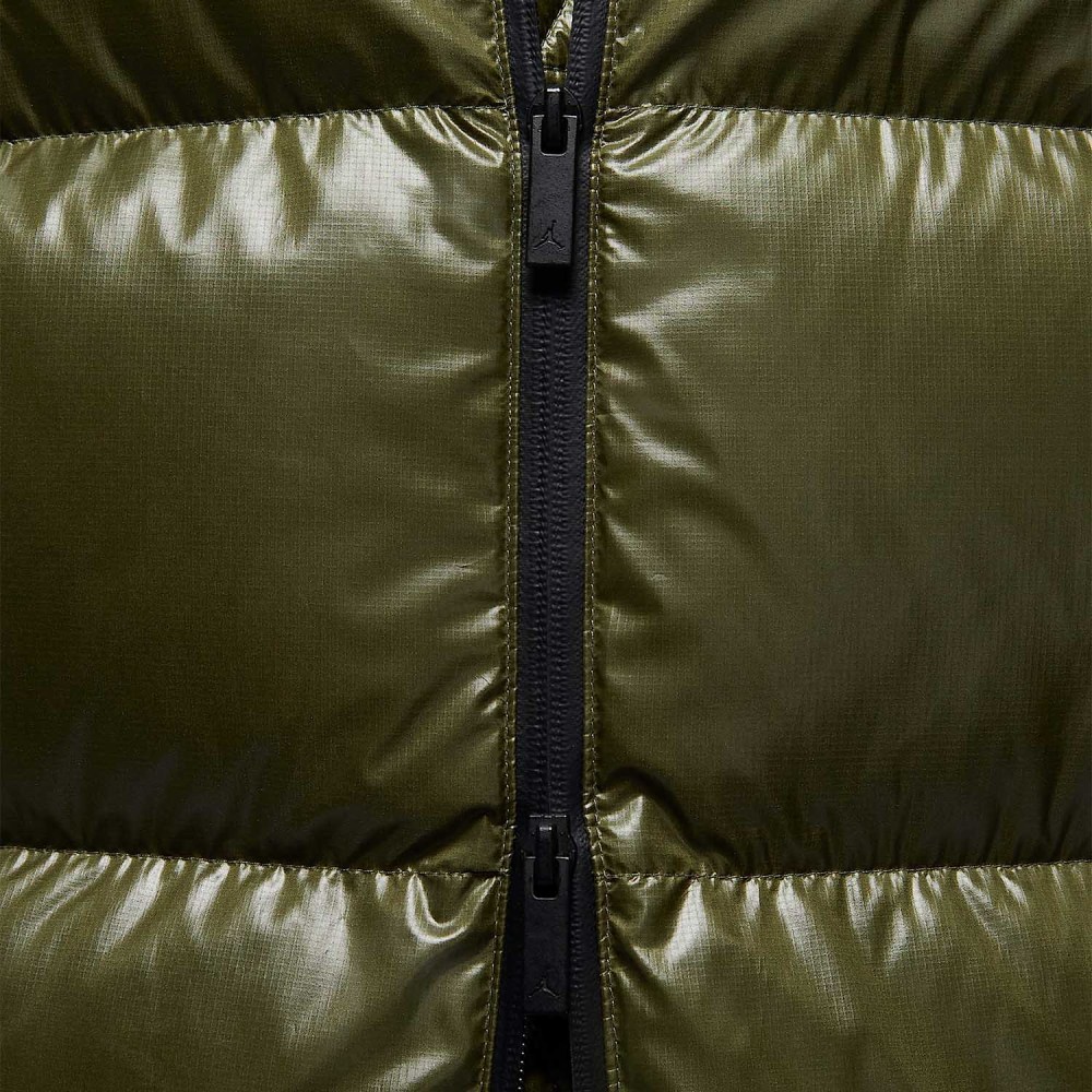 Nike Jordan Men's Glossy Windproof Warm Hooded Down Jacket FV7272-222