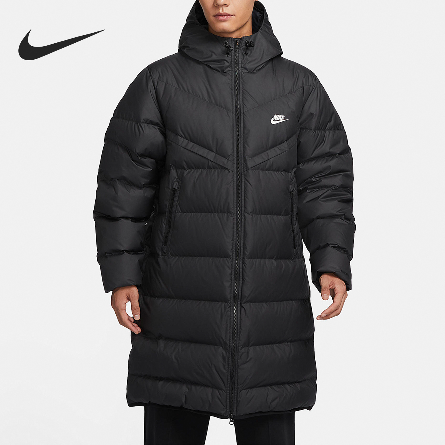 Nike genuine New Men's Winter Warm-up Hooded Down Jacket FB8180-010