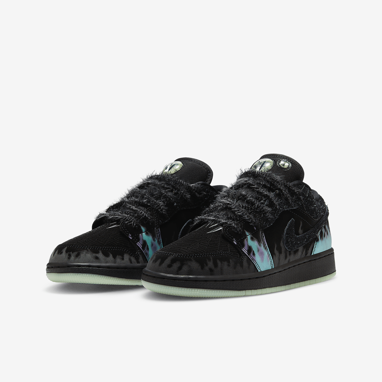 Nike genuine JORDAN GS women's children's luminous cat eye sports shoes HQ3442-001